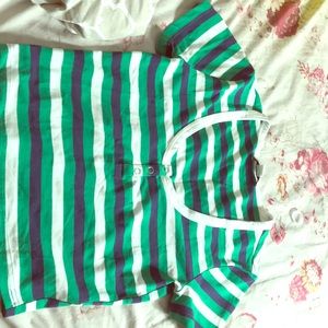 Knit top/crop Green/multi